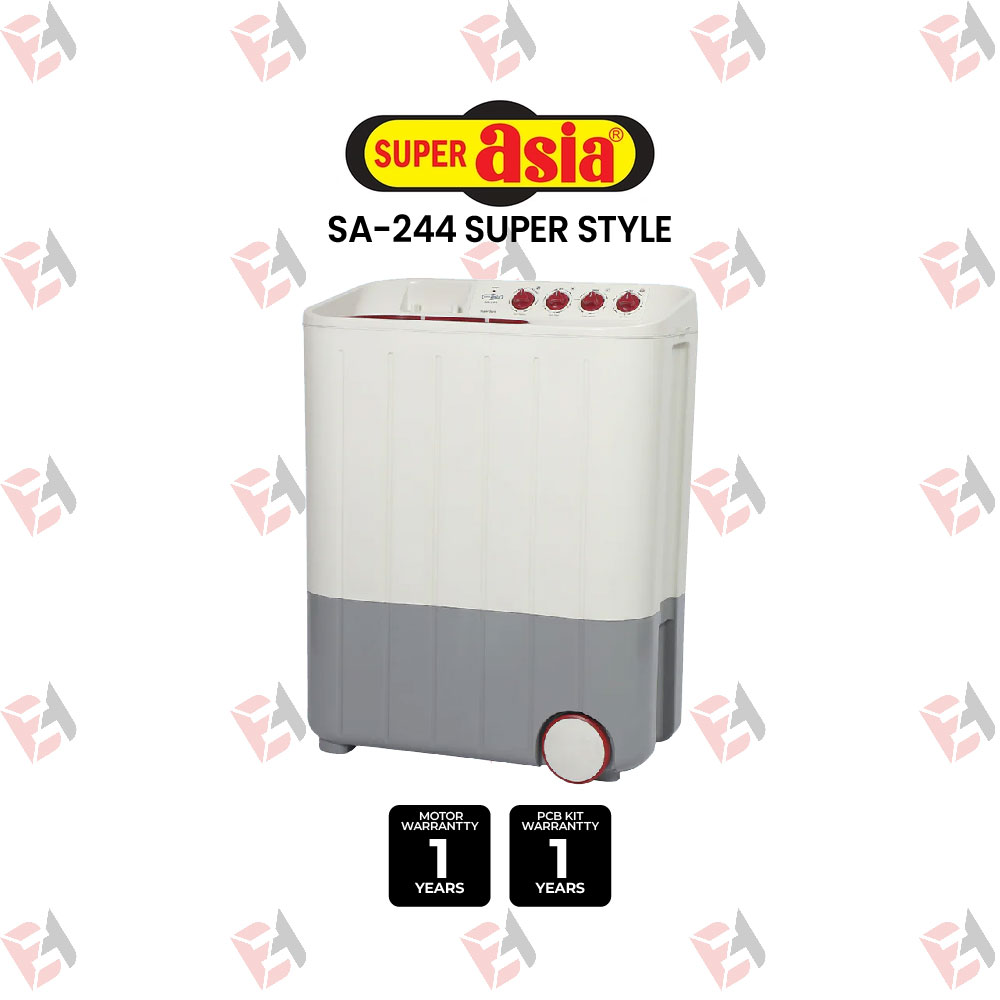 Super Asia Semi Automatic Washing Machine SA-244