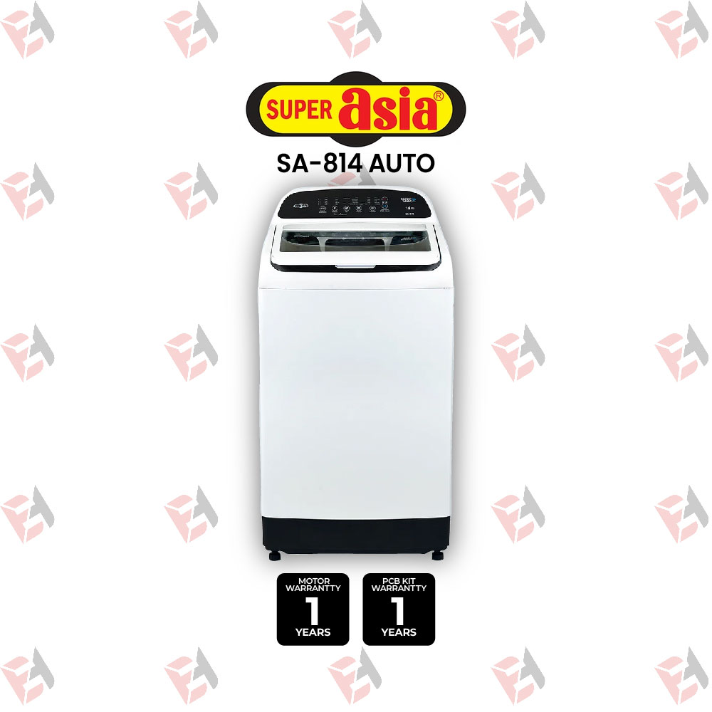 Super Asia SA814 Automatic Washing Machine (14 kg) w