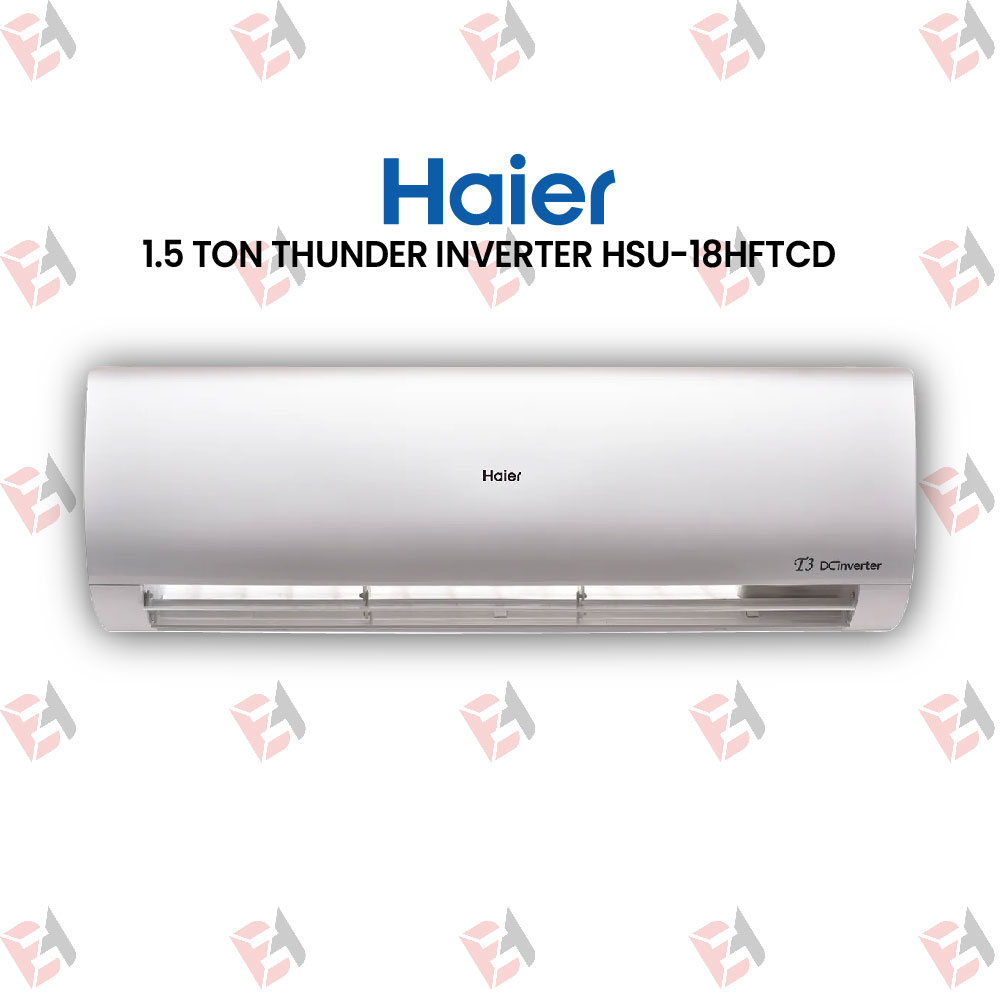 Haier 1.5 Ton T3 Inverter AC (Heat & Cool) Thunder Inverter HSU-18HFTCD ...